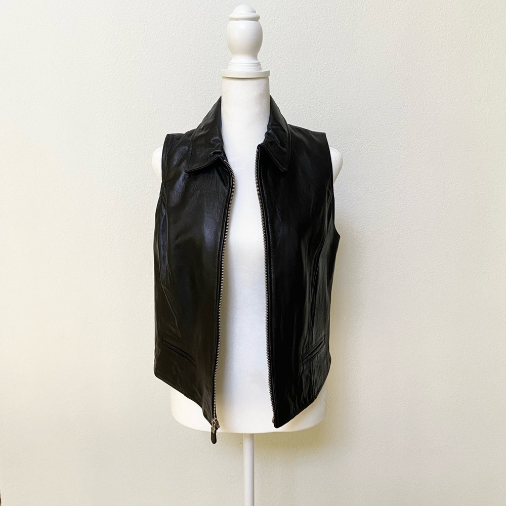 Vintage leather vest
